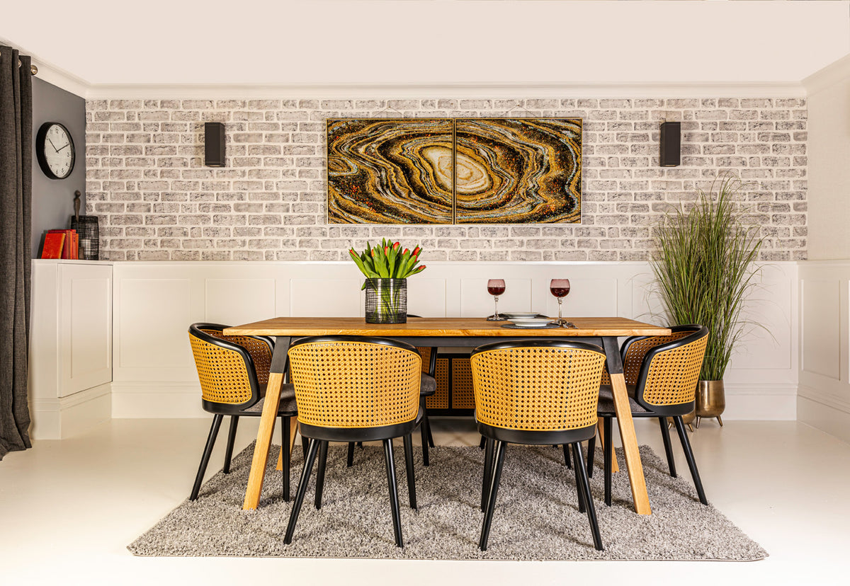 Spoonbill Rattan Dining Chair Luxury Retro Style