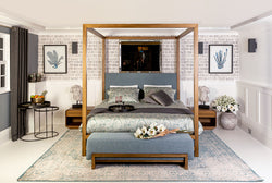 Timeless Bedroom Style - How to dress your Osprey 4 Poster Bed