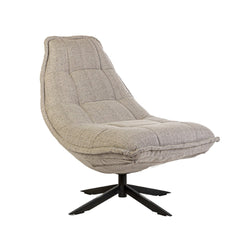 Peregrine Swivel Lounge Chair, Grey