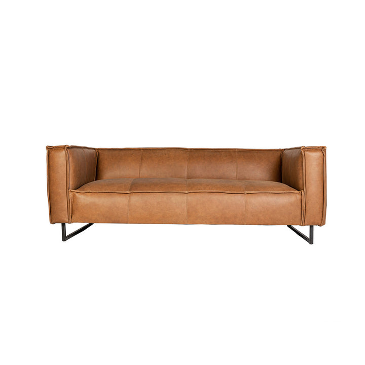 Hornbill 3 Seater Leather Sofa, Brown